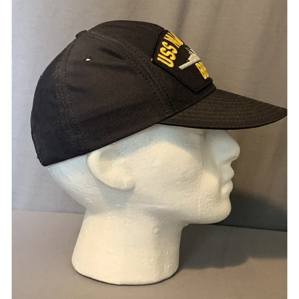 Vintage USS New Jersey BB-62 Snapback Hat‎ Made In USA United States Navy
